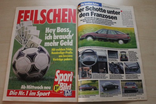 Auto bild 1992 citroen - 45/1992, xm